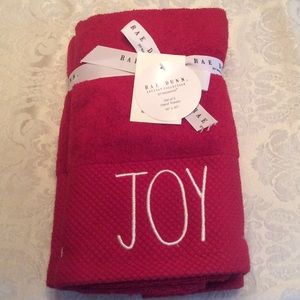 Rae Dunn JOY Hand Towels